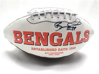 CINNCINNATI BENGALS SIGNED AUTOGRAPHED FOOTBALL Schobel Rowland Pillman